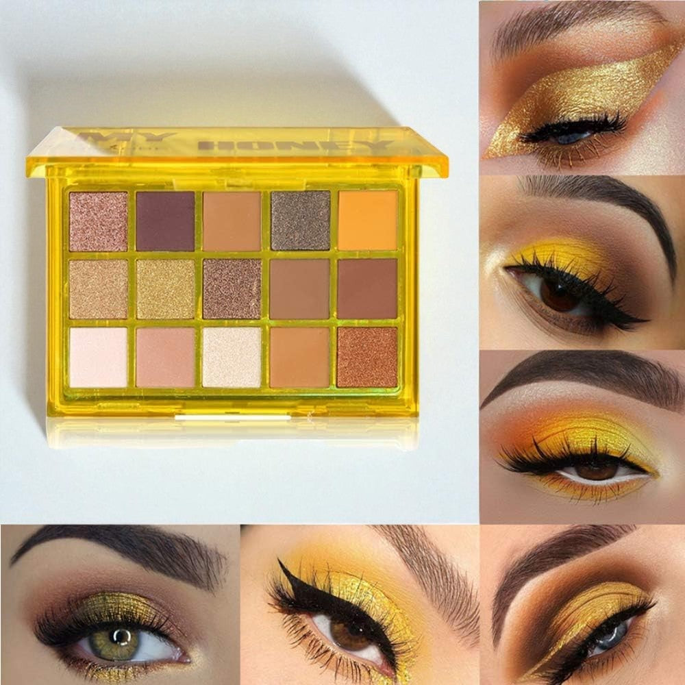 Palette Yeux - ShadeSpectrum15™ - Miel & Crème