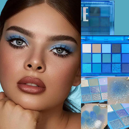 Palette Yeux - ShadeSpectrum15™ - Tons Bleus