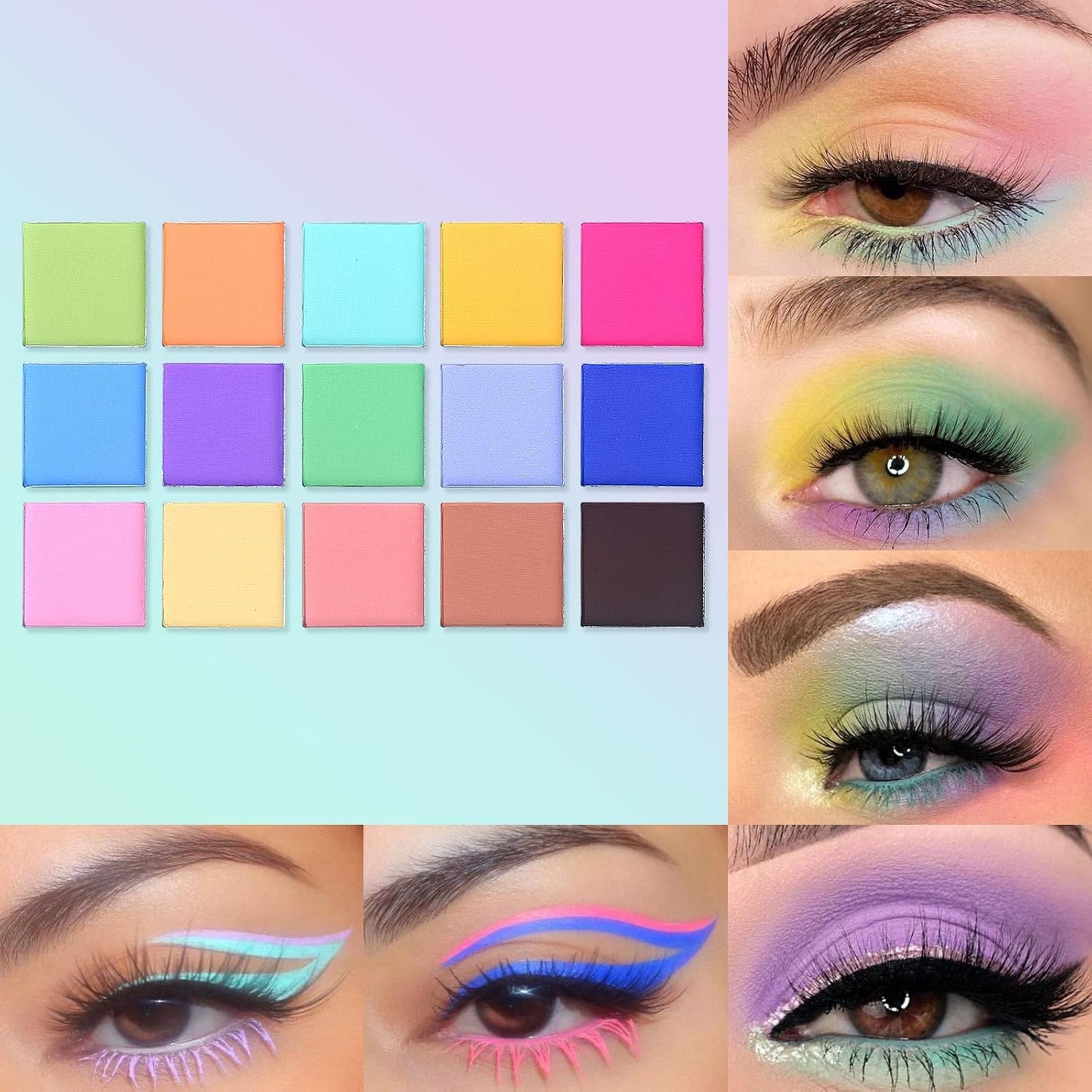 Palette Yeux - ShadeSpectrum15™ - Pastel