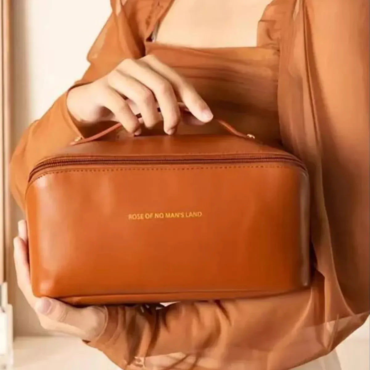 Trousse de maquillage - CosmoCarry™ - Marron