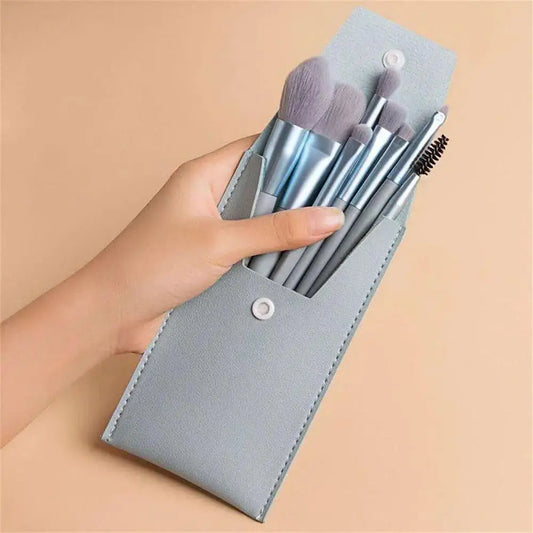 Pinceaux Maquillage - SoftBlendBrush8™ - Bleu